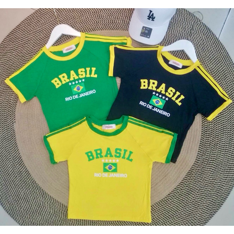 🔥New🔥 เสื้อกีฬา ทรงสปอร์ตสุดเท่คอลเลคชั่นใหม่ เสื้อครอปคอกลมแขนสั้น