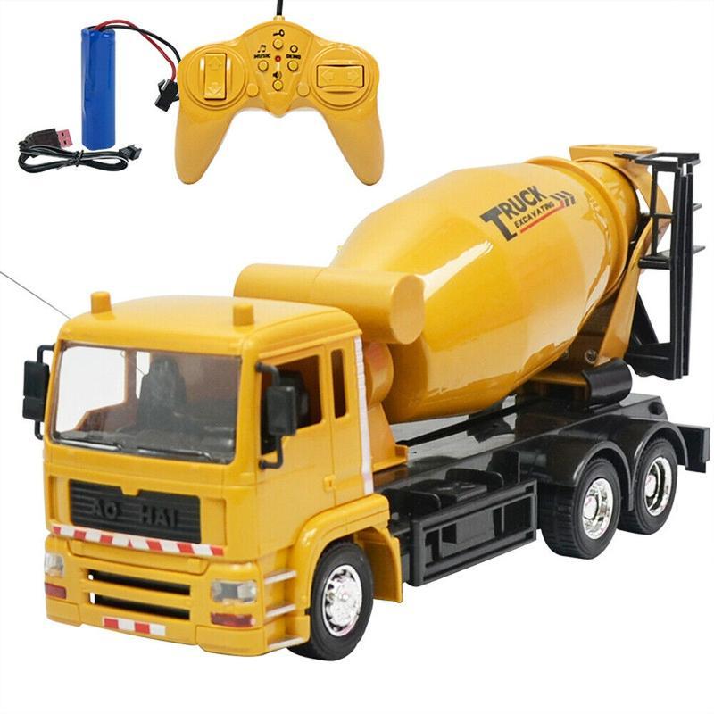 รถผสมปูน รถโม่ปูนบังคับ 3825 AO HAI 1:24 Mixer Truck 8CH 2.4Ghz