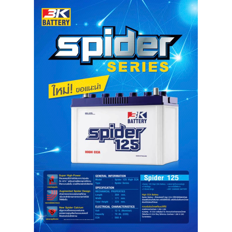 3K “SPIDER125 Series”