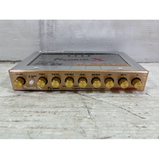 ปรีแอมป์ 5แบน   ติดรถยนต์ยห้อFormula-xรุ่นFX-888Sสีโรสโกลว์ข…