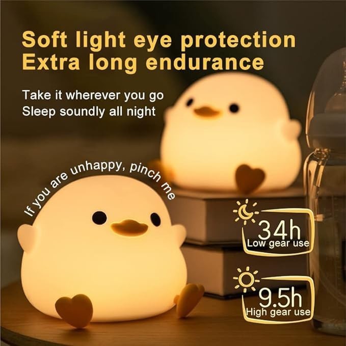 Doudou Duck Night Light ห้องนอนเตียงนอนวันเกิดสาวส่งเพื่อนที่ดีที่สุดเพื่อนที่ดีที่สุดสร้างสรรค์น่ารัก