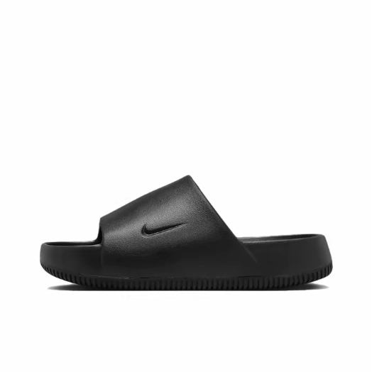 Nike Calm Slide Sandals ไนกี้ Brown/Light yellow/Black/Dark green รองเท้าแตะ