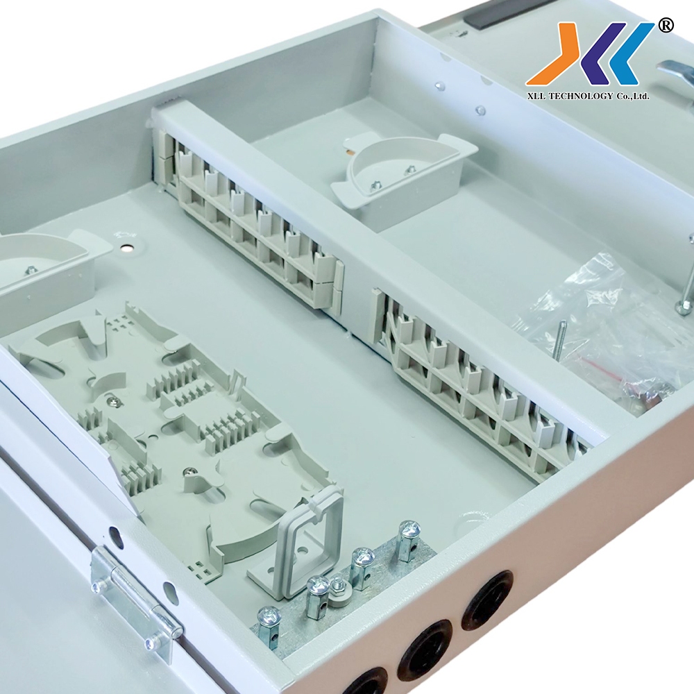 Rack Mount Fiber Optic Distribution Box ตู้รวม และ กระจายสายไฟเบอร์ Fiber Distribution Hub 24 Core