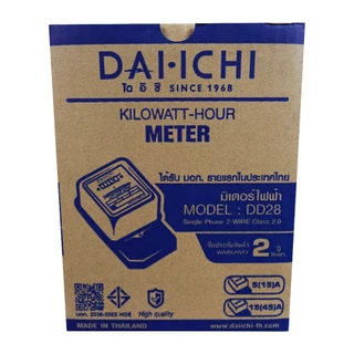 DAI-ICHI มิเตอร์ไฟฟ้า 1 เฟส 5A(15A) 15A(45A) รับประกัน 2 ปี มอก.2336-2552