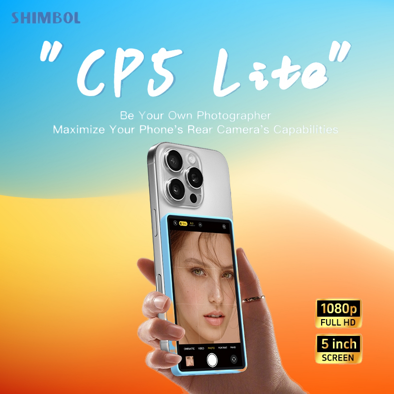 【New Arrival】Shimbol CP5 Lite 5 FHD โทรศัพท์มือถือด้านหลังกล้อง Selfie Monitor หน้าจอ,ระยะทางเกียร์ 