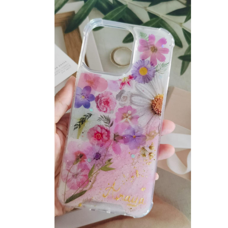 เคสมือถือ Pink Flower handmade phonecase