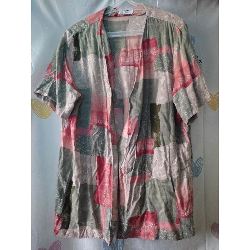 เสื้อคลุม ลายดอก usa เสื้อมือสอง alfred dunner