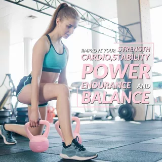 【ฟรีถุงมือ】 เคตเทิลเบลล์แบบนุ่ม Kettlebell 4kg/6kg/8kg วัสดุพีวีซีนุ่ม ยกน้ำหนักเคตเทิลเบล ลูกตุ้มดัมเบลหูหิ้ว
