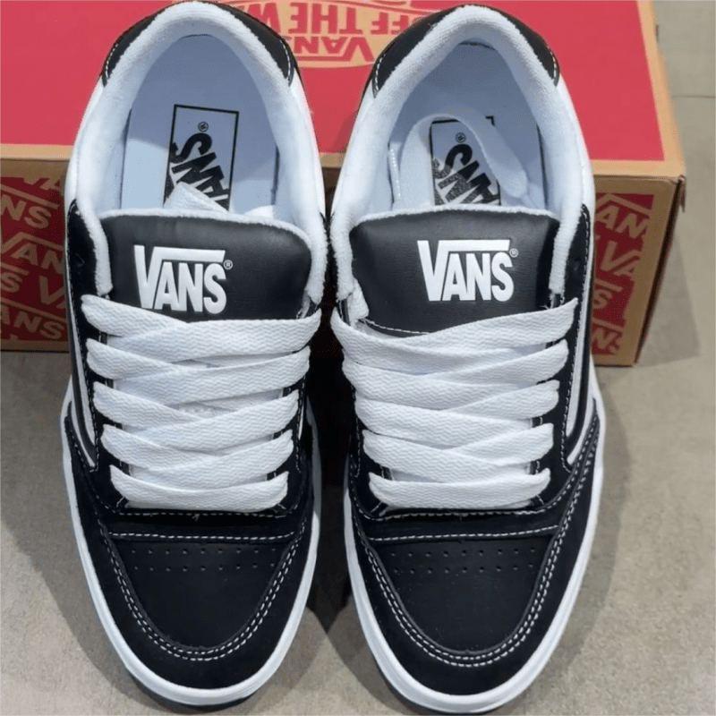 🔥ของแท้100%🔥 Vans Hylane ShoeBLACK/WHITE/GUM รองเท้าผ้าใบ ไฮเลน ชาย หญิง 👟น้ำหนักเบา​  ใส่สบาย