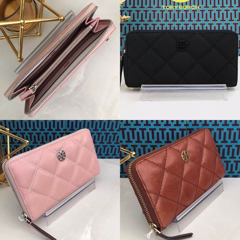 ✅🎀(สด-ผ่อน) 160774 160773 Willa glazed zip continental wallet / 67306 TORRY THEA ZIP CONTINENTAL WAL