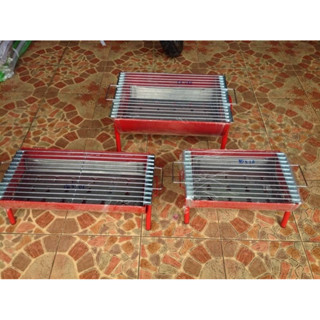 เตาย่างแดงอเนกประสงค์ เตาปิ้งย่าง เตาถ่าน มี2แบบ ขาเตี้ย/ขาส…