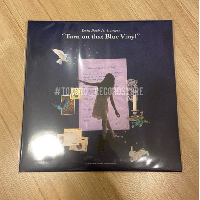 แผ่นเสียง Yerin Baek - Turn on that Blue Vinyl (บันทึกการแสดงสด)ใหม่ในซีล