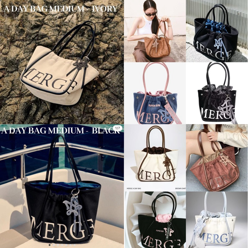 (พร้อมส่งไม่ต้องพรี+ มีปลายทาง 🇹🇭) MERGE  MergeADayBag , MergexSuperSun  สวยเป้ะปัง🤍