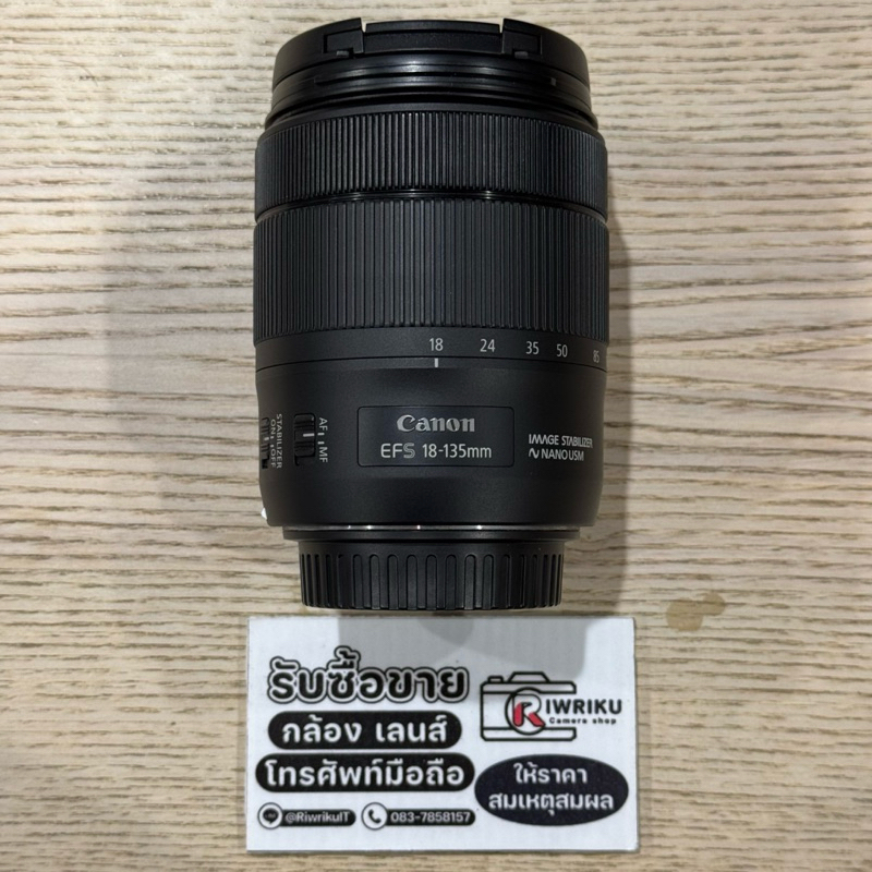 Canon EFS 18-135 F3.5-5.6 IS USM NANO มือสอง สภาพแจ่ม