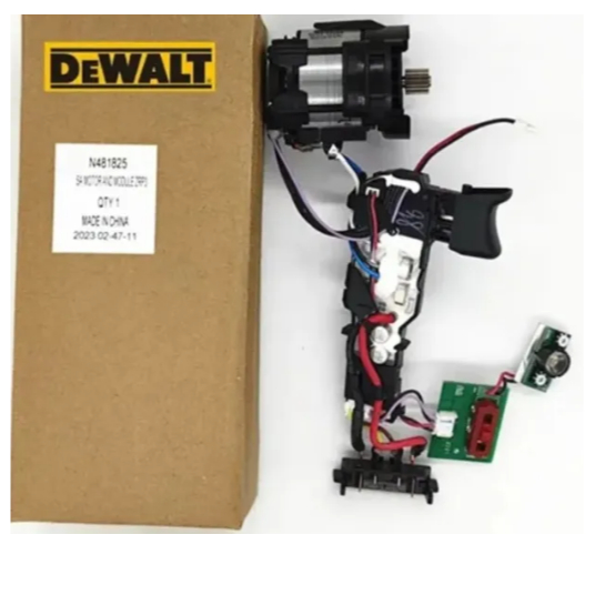 DEWALT ชุดแผงสวิตซ์ควบคุม พร้อม มอเตอร์ ใชักับรุ่น DCD991 DCD996 part no N481825 อะไหล่แท้