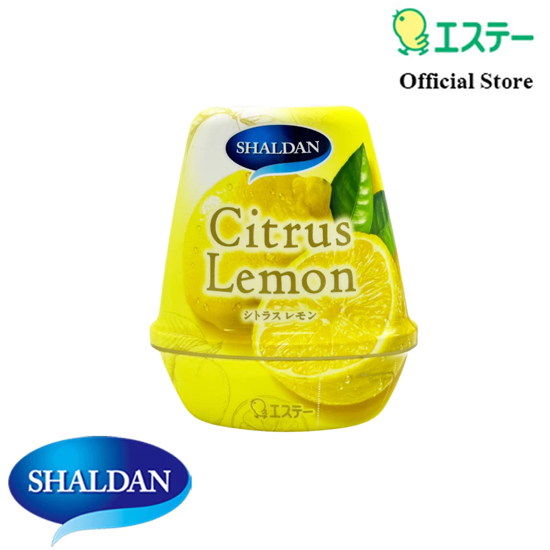 Shaldan Scent & Care Gel Air Freshener: Citrus Lemon เจลหอมปรับอากาศ กลิ่นซีตรัส เลม่อน