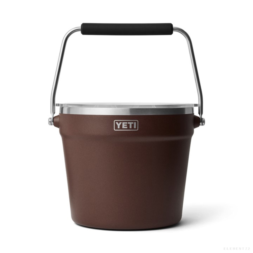 YETI ถังน้ำ+ฝา รุ่น RAMBLER BEVERAGE BUCKET WETLANDS BROWN