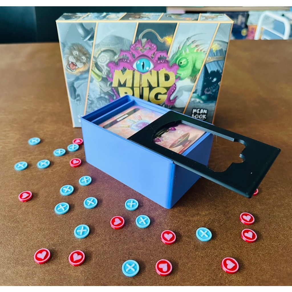 [Plastic] Mindbug Board Game: Travel Box + Upgrade Token - กล่องจัดเก็บอุปกรณ์สำหรับบอร์ดเกม  (Sleev