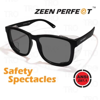 แว่นเซฟตี้ ZEEN PERFECT 92357 foldable & changable side-guard พับ-ถอดเปลี่ยนได้ ANSI Z87.1 USA s.d.