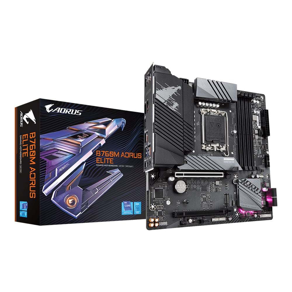 MAINBOARD (1700) GIGABYTE B760M AORUS ELITE DDR5 (REV. 1.2)