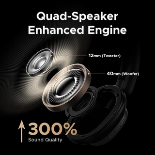 UGREEN HiTune Max6 หูฟัง หูฟังบลูทูธ หูฟังไร้สายครอบหู ตัดเสียงรบกวน ANC Headphone รุ่น HP206