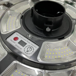 โคมไฟโซลาร์เซลล์ UFO 800000W ขนาด 68 cm แสงสีขาว โคมไฟ 4 ชั้น