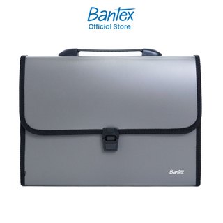 Bantex กระเป๋าใส่เอกสาร แฟ้มเก็บเอกสาร ขนาดA4 13ช่อง พร้อมหูหิ้วและล็อค กันน้ำ file folder