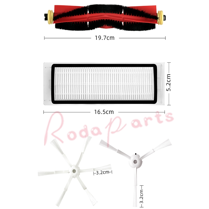 [ส่งจากไทย] สําหรับ Xiaomi Vacuum Cleaner 1/1S Roborock S5/S5Max/S6/S6Pure/S50/S51/S55//T6/T7 SDJQR01RR SDJQR02RR 03RR