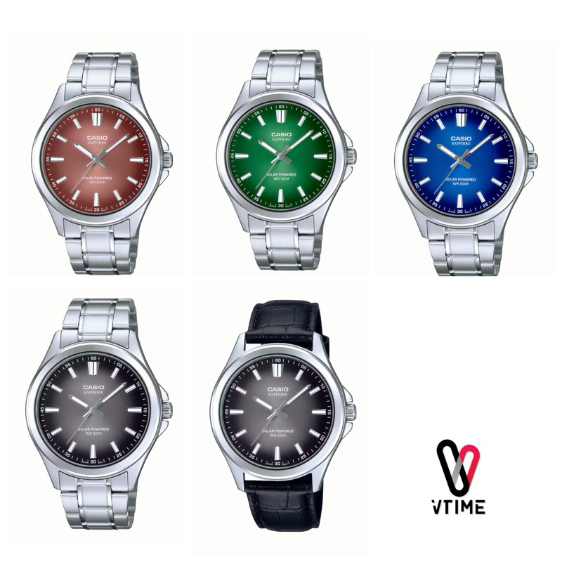 CASIO นาฬิกา solar รุ่น MTS-RS100D-1A | MTS-RS100L-1A