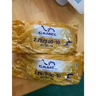 Camel ยางใน ขอบ 10 นิ้ว ยางใน 2.75/3.00-10 จุกงอ