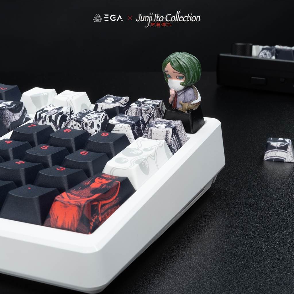 [1 BOX] BLIND BOX Keycap 3D “EGA X JUNJI ITO COLLECTION” กล่องสุ่มคีย์แคป 3D แฮนด์เมดลาย "คลังสยอง" โดยอาจารย์จุนจิอิโต้