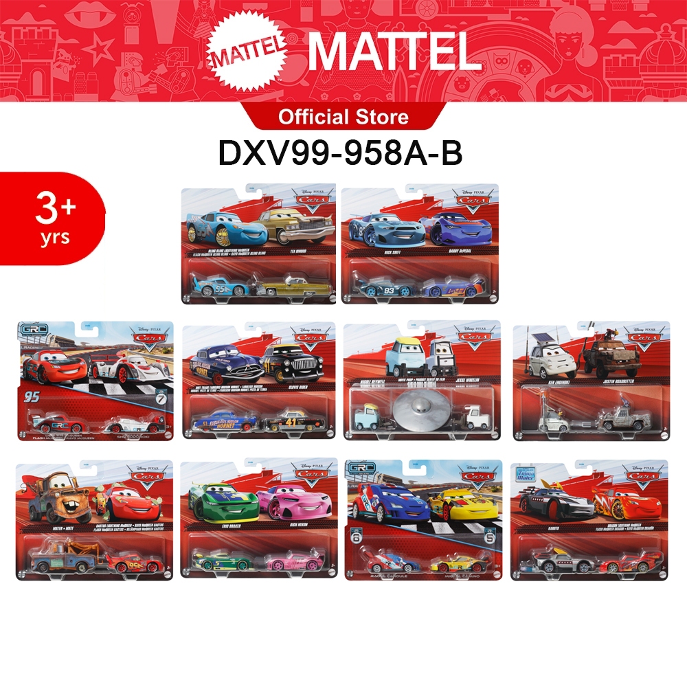 Cars Die-Cast 2-Pack Asst คาร์ส รถเหล็ก แพ็กคู่ คละแบบ DXV99 (958A-B TH)