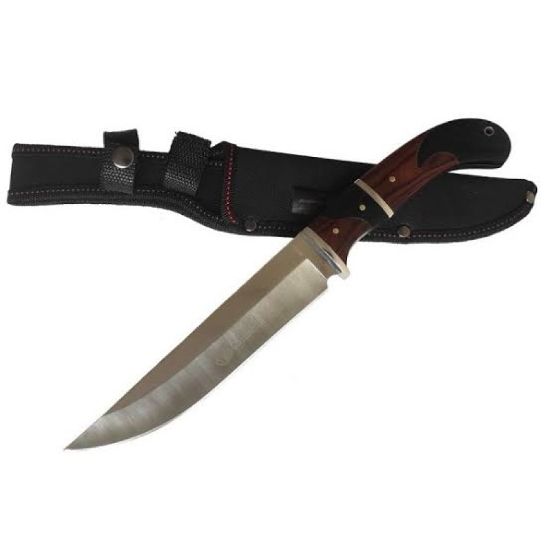 🦊 Columbia Fixed Blade Hunting Knife USA 🇺🇸 SABER no.G17