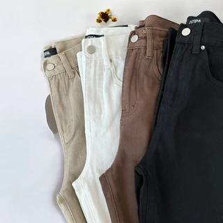 Atipashop - DAGGER BARREL JEANS กางเกงยีนส์ ขายาว ทรงบาร์เรล