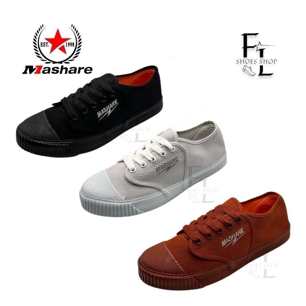 Mashare รองเท้าผ้าใบ รองเท้านักเรียน รองเท้านักเรียนชาย-หญิง รุ่น M-225 (เบอร์ 31-45)