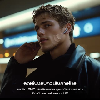 VIVAN [ สินค้าขายดีมาก] รุ่น GT2S หูฟังบลูทูธ จอ LED เสียงเบสแน่น ลดเสียงรบกวน บลูทูธ 5.4 หูฟังกึ่งอินเอีย