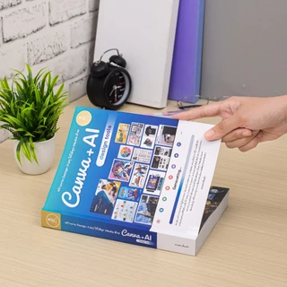 Infopress (อินโฟเพรส) หนังสือ สร้างงาน Design ง่ายๆ ใช้ได้ทุก Media ด้วย Canva + AI design tools - 76279