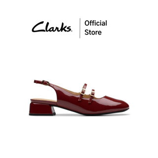 Clarks รุ่น DAISS30 DAZZ สี RED PATENT รองเท้าส้นเตี้ย MARY …