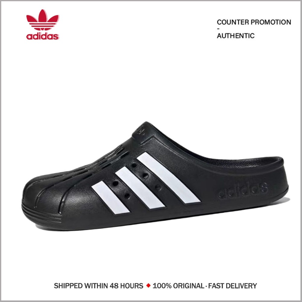 【ของแท้ 100%】Adidas Adilette Clogs GZ5886 รองเท้าแตะ เหมาะกับทุกเพศ ทุกโอกาศ ใส่สบายเท้า