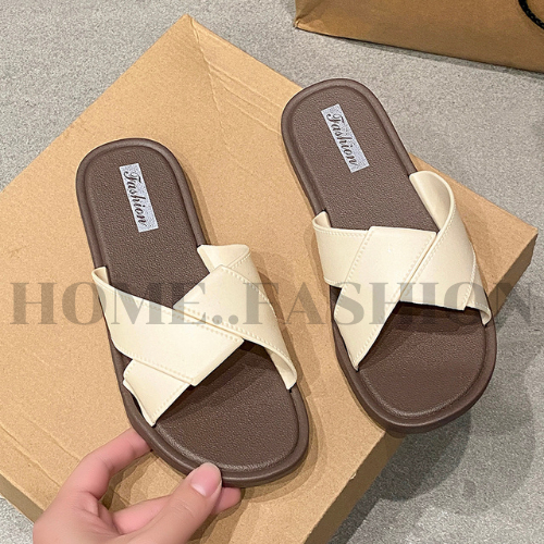 home..fashion รองเท้าแตะ แบบสวม สไตล์คลาสสิค ยางEVA น้ำหนักเบา ใส่สบาย กันลื่น มีหลายสี S-186