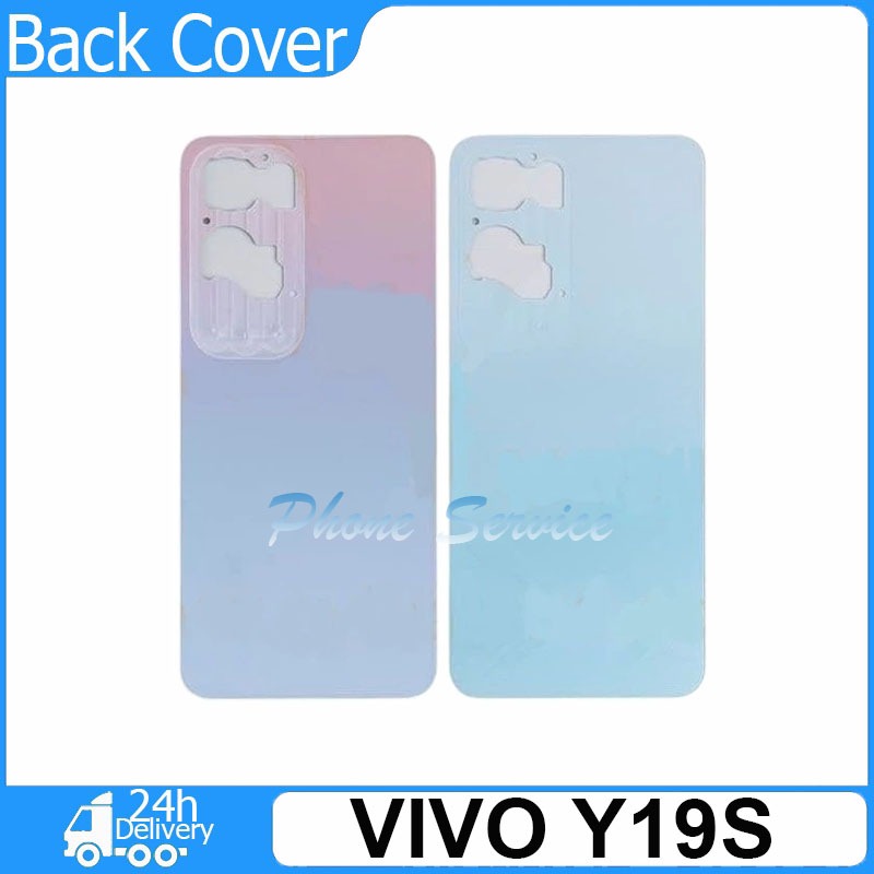 ฝาหลัง (back cover) กระจกด้านหลัง สําหรับ VIVO Y19S ไม่มีเลนส์