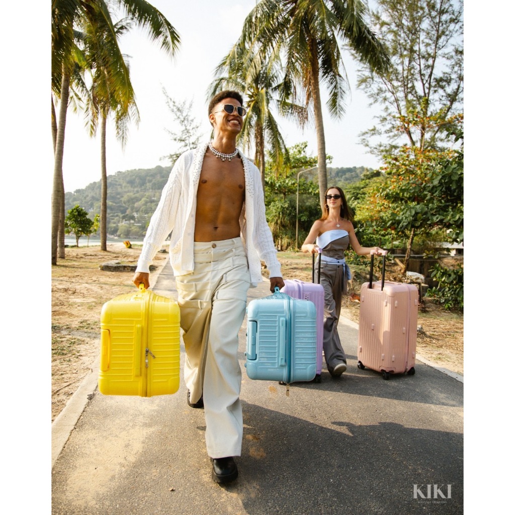 KIKI - Vamo fridge (รับประกัน 5 ปี) กระเป๋าเดินทางเฟรมซิป ทรง trunk