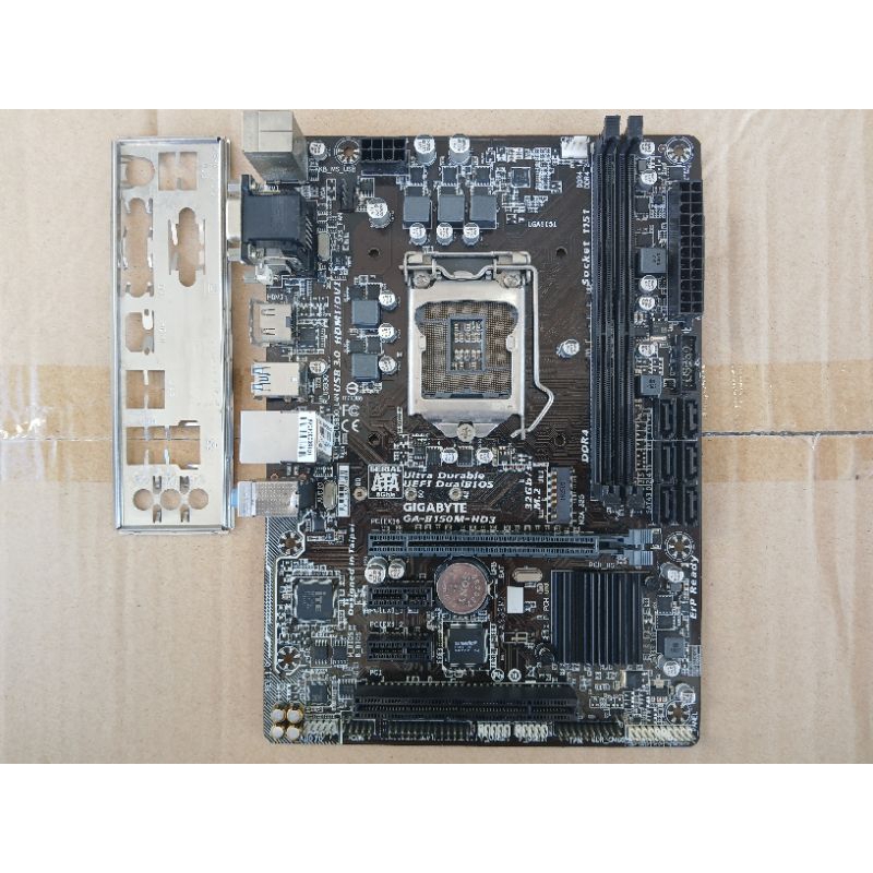 Mainboard 1151V1 GIGABYTE B150M-HD3 รองรับ Intel Gen6&7