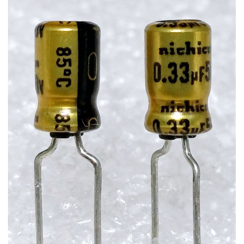 Nichicon SW 0.33uf 50v Capacitor ตัวเก็บประจุ คาปาซิเตอร์