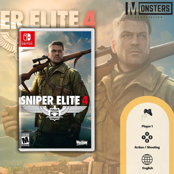 [Nintendo Switch] Sniper Elite 4 [มือ1] (สินค้าพร้อมส่ง)
