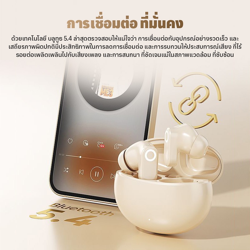 【สินค้ามาใหม่】J16  Active Noise Cancelling หูฟังบลูทูธอัจฉริยะแบบไดนามิก ANC J16 เบสหนัก พร้อมไมโครโฟน