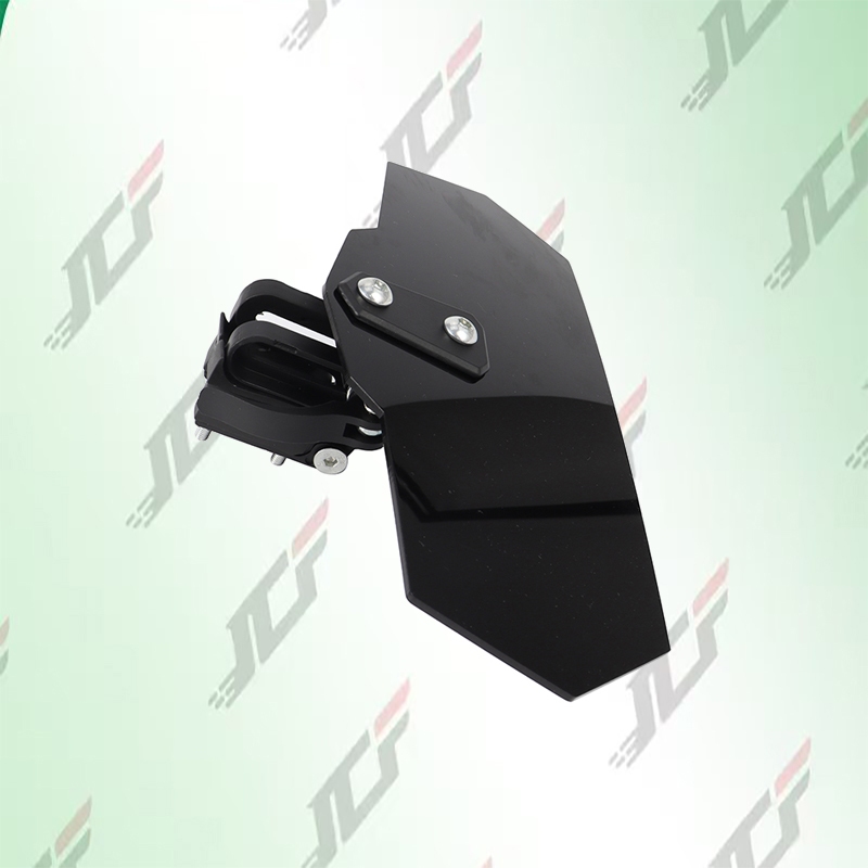 กระจกรถจักรยานยนต์ Airflow ปรับกระจก Extension Wind Deflector สีดํา Universal สําหรับ BMW Honda Yamaha Suzuki Ducati - รูปที่ 4