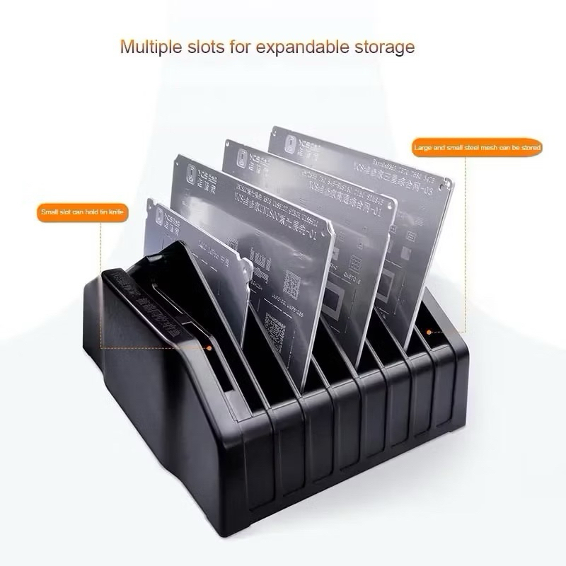 Ycs-w08 กล่องเก็บของแผ่นเพลท สามารถเก็บได้ 60 ชิ้น  สําหรับซ่อมโทรศัพท์มือถือ