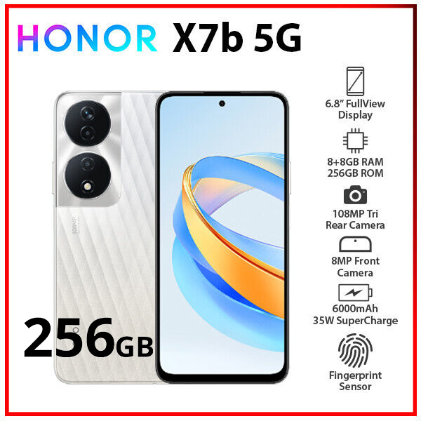 Honor X7B 5G  Ram 8/256GB สินค้าใหม่ เครื่องศูนย์ รับประกันศูนย์
