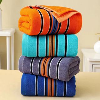 ผ้าเช็ดตัว ขนาดใหญ่พิเศษ 100% cotton ขนาด 27*54 นิ้ว (70*140…